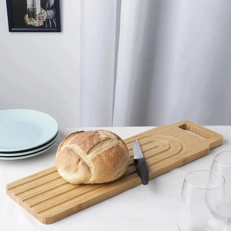 Tábua Para Cortar Pão 100% Bambu - La Cuisine