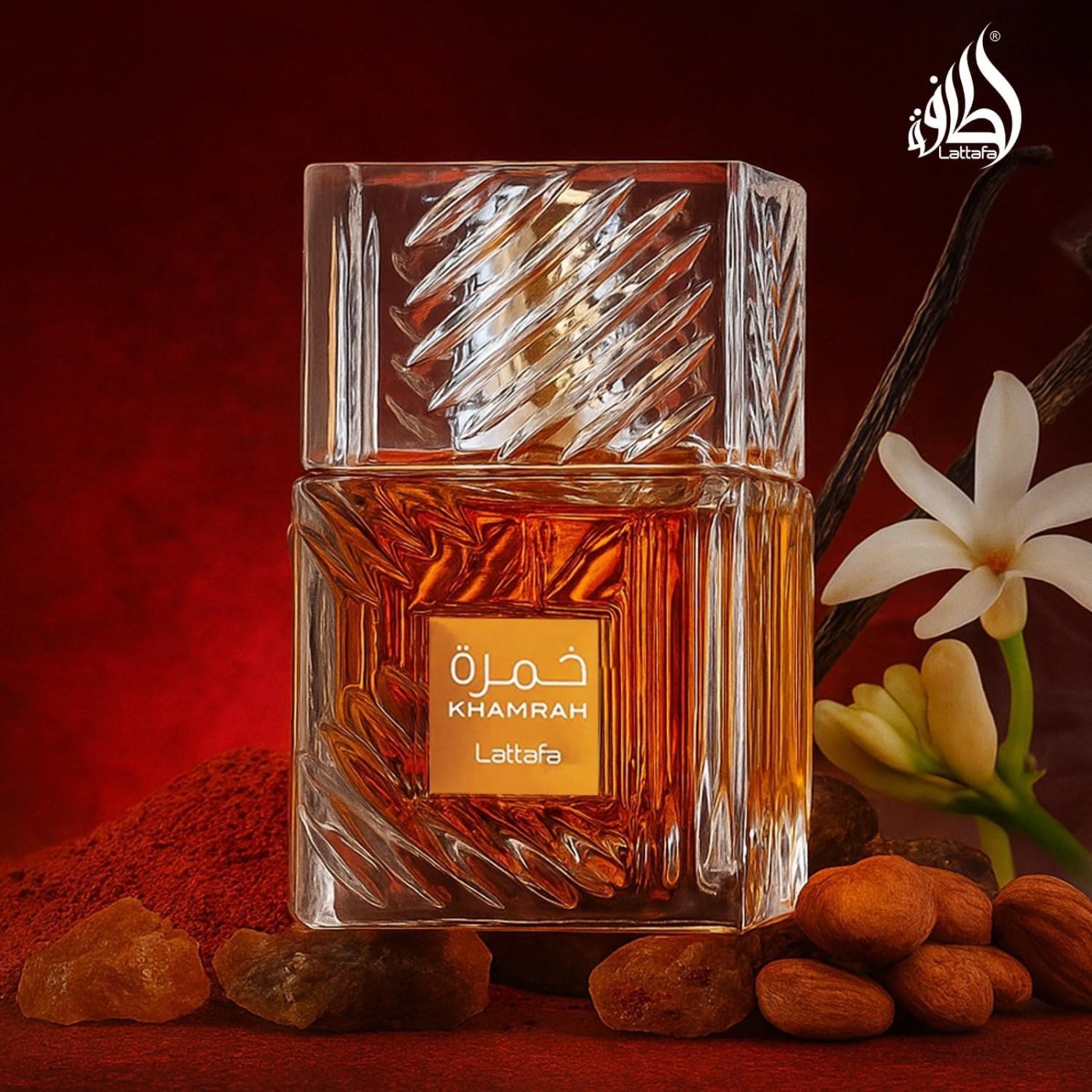 Perfume Lattafa Khamrah Unissex Eau de Parfum 100ml