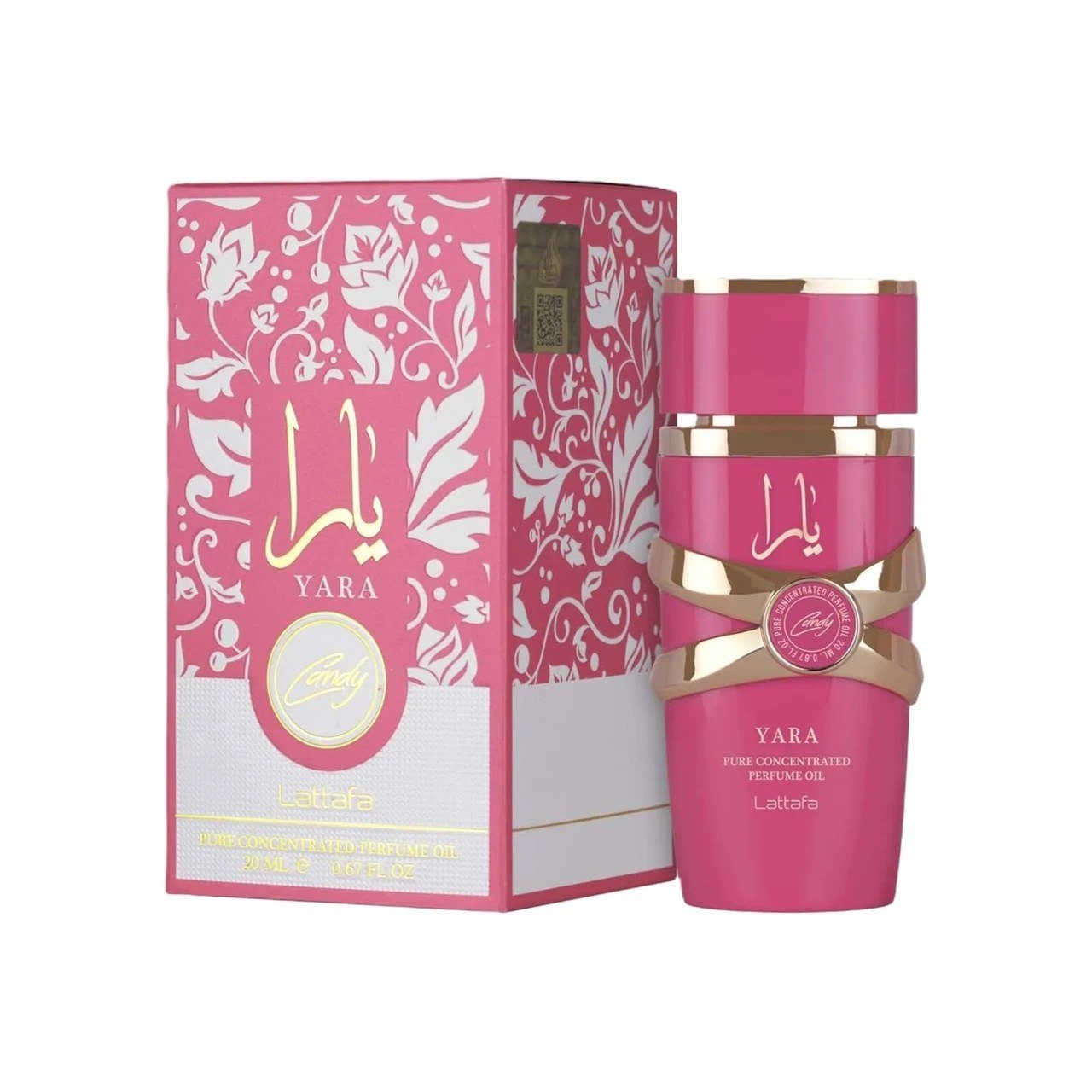 Óleo Perfumado Feminino Lattafa Yara Candy Pure Concentrated 20ml